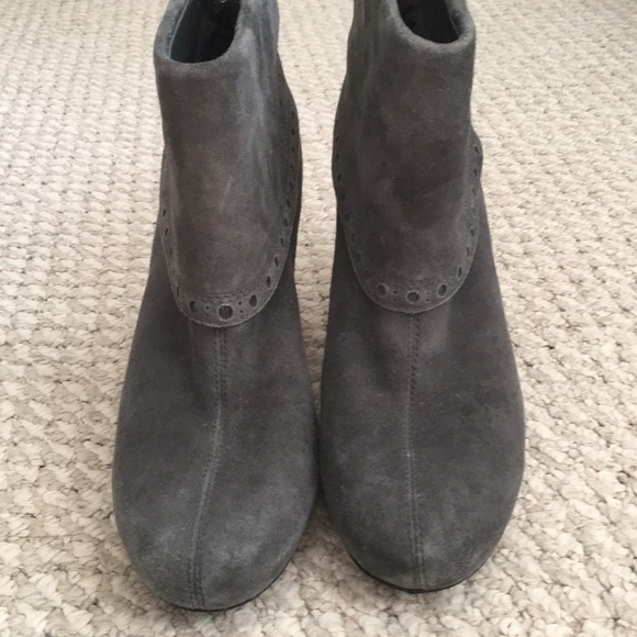 Franco Sarto kid suede booties - Picture 2 of 4